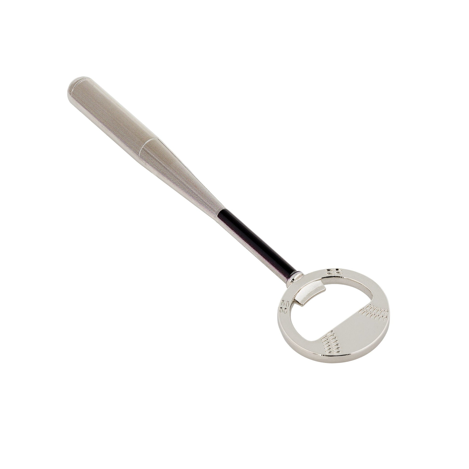 Realistic baseball bottle opener with red stitching detail, unique kitchen accessory